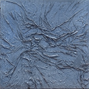 Serpentine, Acryl on MDF, 25 x 25 x 1 cm, 2019